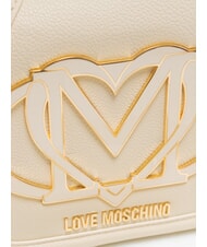 LOVE MOSCHINO LOGO  Mini-Umh&auml;ngetasche Elfenbein - Damentaschen - 3