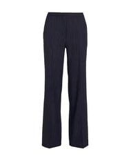 CALVIN KLEIN CK Weite Nadelstreifenhose Nachthimmel / grauer Morgenstreifen - Damenhosen - 5