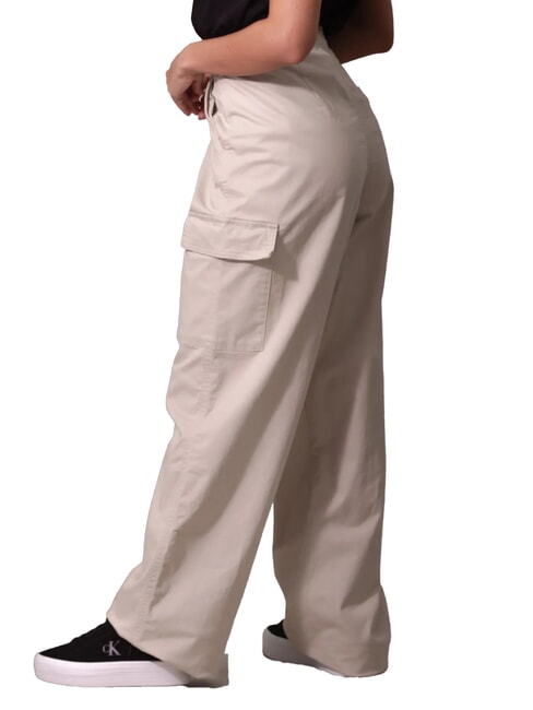 CK JEANS Cargohose aus geb&uuml;rsteter Baumwolle Pelikan - Damenhosen