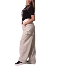 CALVIN KLEIN CK JEANS Cargohose aus geb&uuml;rsteter Baumwolle Pelikan - Damenhosen - 3