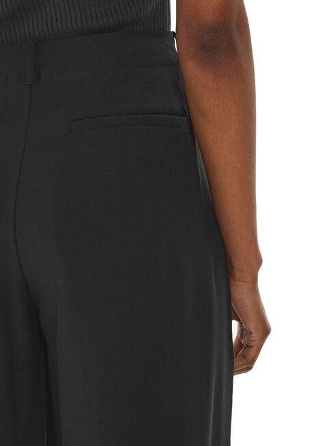 CK JEANS Hose mit hoher Taille und B&uuml;gelfalten ck schwarz - Damenhosen