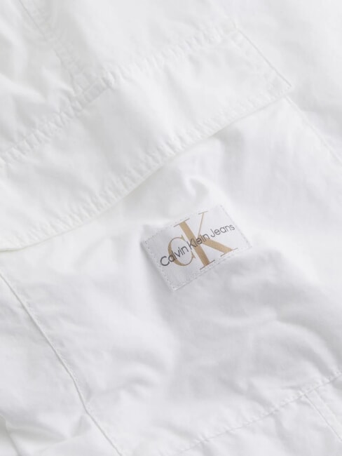 CK JEANS Cargohose aus Baumwolle strahlendes Wei&szlig; - Damenhosen