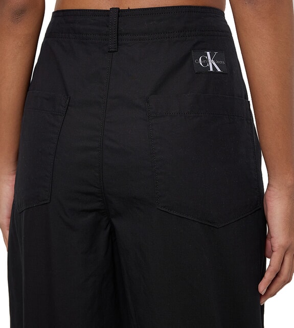 CK JEANS Chinos mit weitem, geradem Bein ck schwarz - Damenhosen