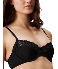 CALVIN KLEIN CK B&uuml;gel-BH und Spitze Schwarz - BHs Damen - 3