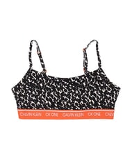 CALVIN KLEIN CK Bralette-BH aus Stretch-Baumwolle verzerrtes Tier - Haferflockenheide - BHs Damen - 4