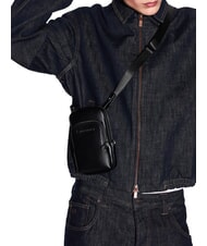 ARMANI EXCHANGE OKINAWA  Mini-Smartphonetasche Schwarz - Umh&auml;ngetaschen Herren - 5