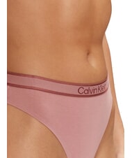 CALVIN KLEIN CK String mit Logo-Gummizug rote Traube mit Apfelbutter-Logo - Damenslip - 3