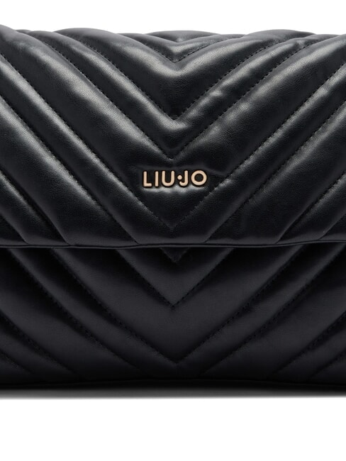 LUNNY Mittelgro&szlig;e gesteppte Hobo-Tasche SCHWARZ - Damentaschen