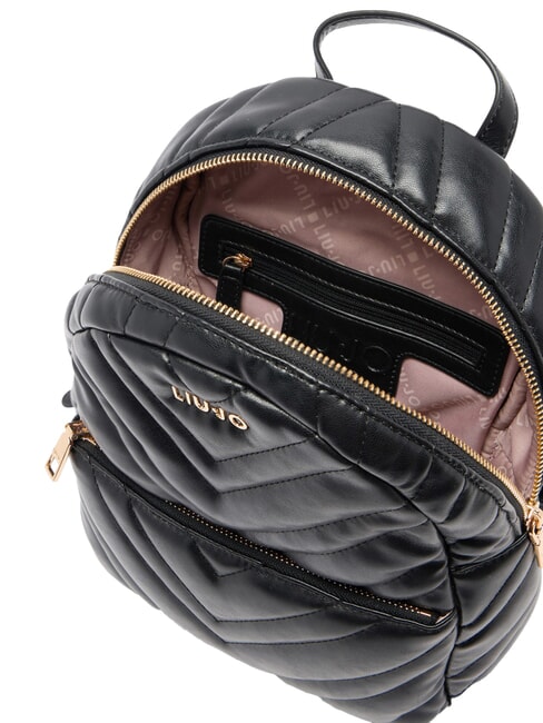 CIRRY Gesteppter Rucksack mit Tasche SCHWARZ - Damentaschen