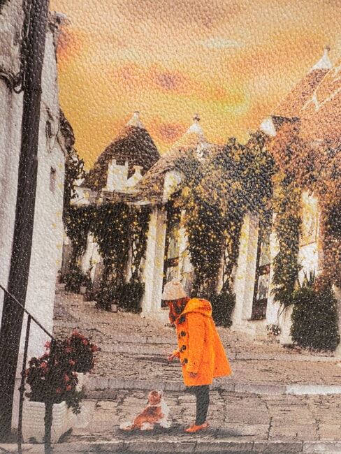 YESBAG Umh&auml;ngetasche Leben in Trulli - Damentaschen