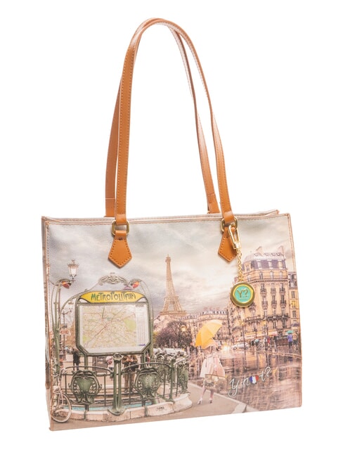 YESBAG Schultertasche Pariser Metro - Damentaschen