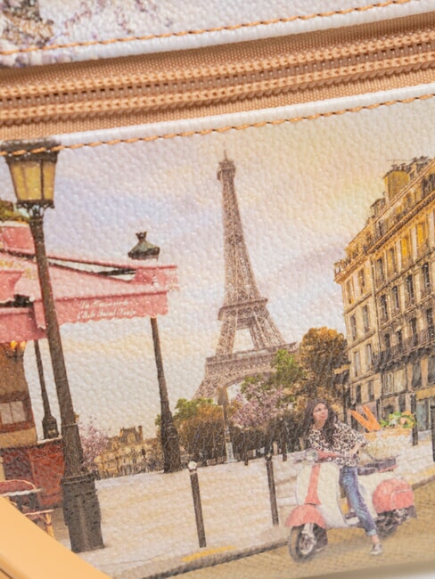 YESBAG SPECIAL  Flache Clutch mit Manschette Schleier Paris - Damentaschen