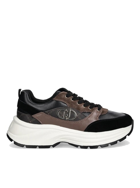 EVA 06 Klobige Turnschuhe Schwarz Braun - Damenschuhe