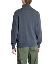 CALVIN KLEIN CK JEANS Rollkragen-Sweatshirt mit durchgehendem Rei&szlig;verschluss Ebenholz - Sweatshirts Herren - 2