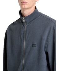 CALVIN KLEIN CK JEANS Rollkragen-Sweatshirt mit durchgehendem Rei&szlig;verschluss Ebenholz - Sweatshirts Herren - 3