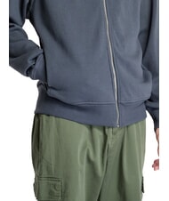 CALVIN KLEIN CK JEANS Rollkragen-Sweatshirt mit durchgehendem Rei&szlig;verschluss Ebenholz - Sweatshirts Herren - 4