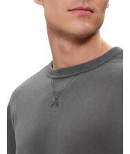 CALVIN KLEIN CK JEANS Sweatshirt mit Rundhalsausschnitt aus Baumwolle gewaschenes Schwarz - Sweatshirts Herren - 3