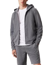 CALVIN KLEIN CK PERFORMANCE Kapuzenjacke mit durchgehendem Rei&szlig;verschluss mittelgrau meliert - Sweatshirts Herren - 3