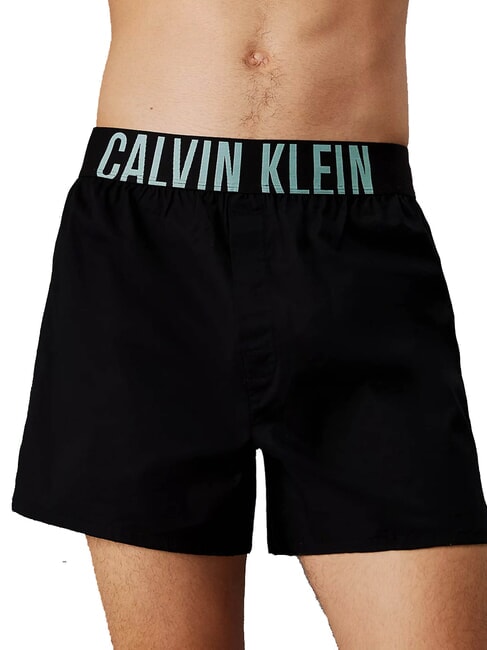 CK 2 Boxer b- wei&szlig;, kitzelte gr&uuml;n lgs - Herrenslip