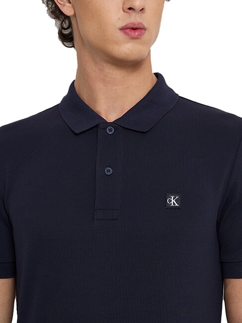 CK JEANS Kurz&auml;rmeliges Poloshirt aus Baumwolle Nachthimmel - Herren-Polo-Shirts/Herren-Polo-Shirt/Herrenpoloshirt/Herrenpoloshirts