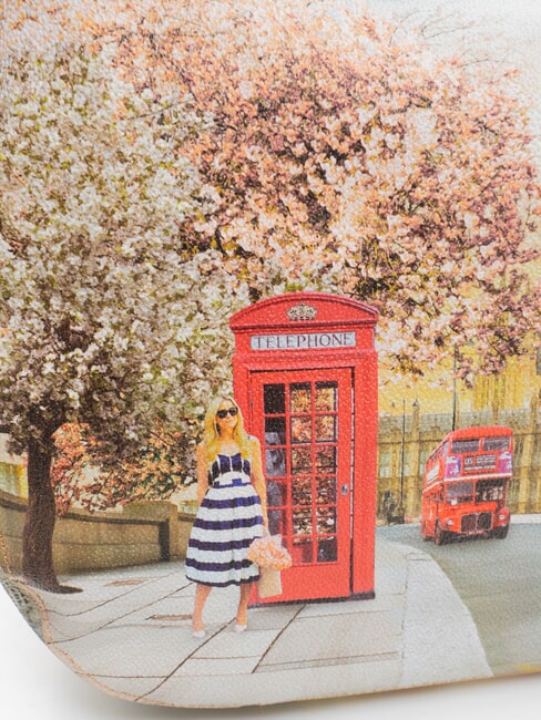 YESBAG  Bedruckte Umh&auml;ngetasche Englische Rose - Damentaschen