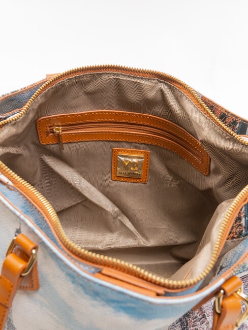 YESBAG Bedruckte Umh&auml;ngetasche so ist das Leben - Damentaschen