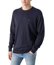 CALVIN KLEIN CK Pullover mit Rundhalsausschnitt und normaler Passform Nachthimmel - Herrenpullover - 3