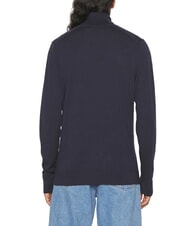 CALVIN KLEIN CK Slim-Fit-Rollkragenpullover aus Wolle Nachthimmel - Herrenpullover - 2