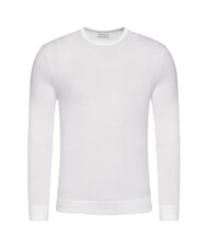 CALVIN KLEIN SUPERIOR WOOL Pullover aus Wolle mit Rundhalsausschnitt Reiher - Herrenpullover - 4