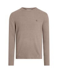 CALVIN KLEIN CK JEANS Slim Fit gerippter Pullover mit Rundhalsausschnitt Falke - Herrenpullover - 4