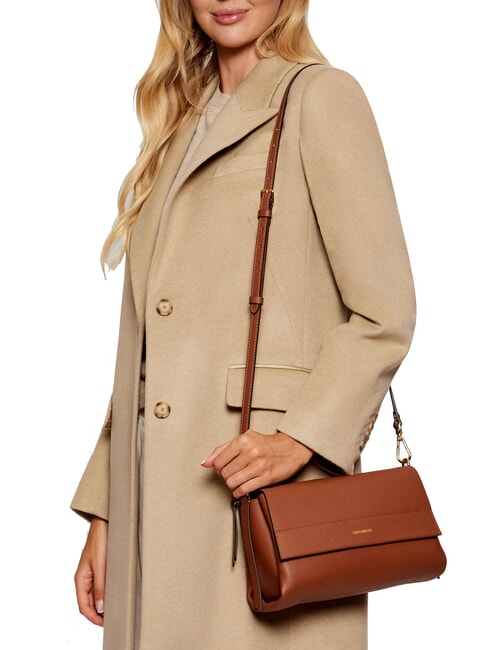 BOHEME GRANA DOUBLE  Umh&auml;ngetasche, mit Schultergurt Cognac/Schwarz - Damentaschen