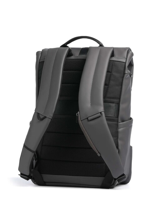 CORNER SPECIALE GOMMATO Rolltop-Laptop-Rucksack GRAU - PC-Rucks&auml;cke