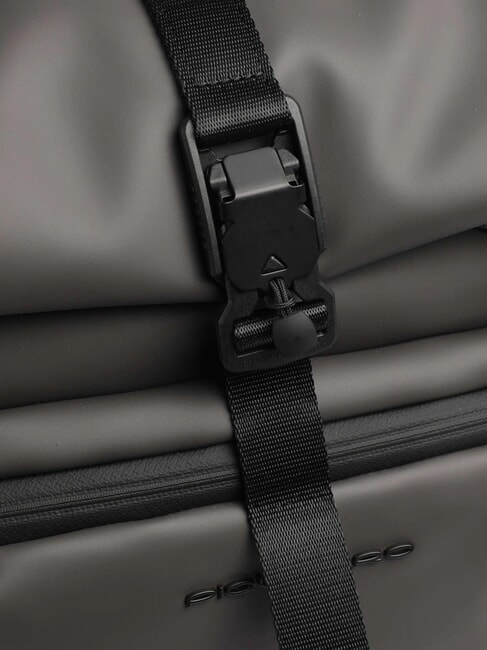 CORNER SPECIALE GOMMATO Rolltop-Rucksack f&uuml;r 15,6-Zoll-Laptop GRAU - PC-Rucks&auml;cke