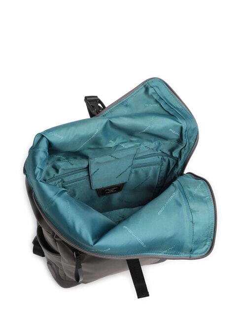 CORNER SPECIALE GOMMATO Rolltop-Rucksack f&uuml;r 15,6-Zoll-Laptop GRAU - PC-Rucks&auml;cke