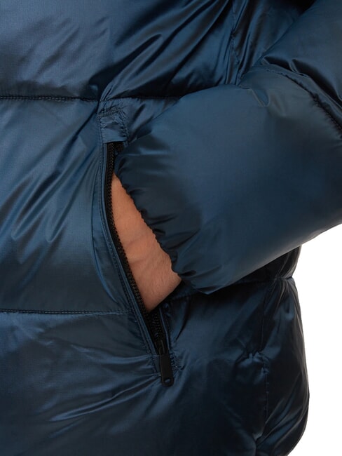 CK JEANS Gl&auml;nzende Steppjacke Chinablau / CK Schwarz - Daunenjacken f&uuml;r Herren