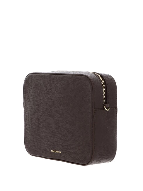 TEBE Kleine Tasche aus strukturiertem Leder Br&uuml;nette - Damentaschen