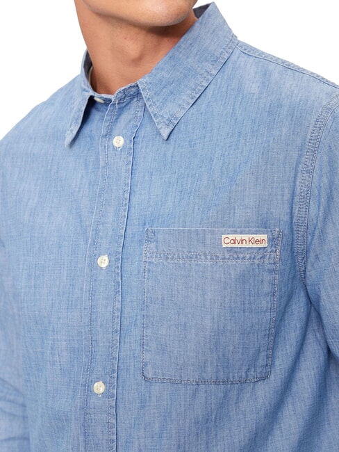 CK JEANS Lang&auml;rmliges Jeanshemd Denim - Herrenhemden