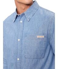 CALVIN KLEIN CK JEANS Lang&auml;rmliges Jeanshemd Denim - Herrenhemden - 3
