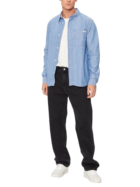 CK JEANS Lang&auml;rmliges Jeanshemd Denim - Herrenhemden