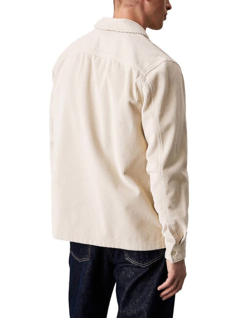 CK JEANS Relaxed Fit Cord-Langarmhemd Pelikan - Herrenhemden