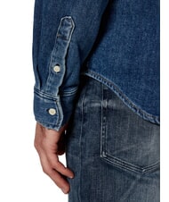 CALVIN KLEIN CK JEANS Lang&auml;rmliges Jeanshemd mit normaler Passform dunkler Denim - Herrenhemden - 5