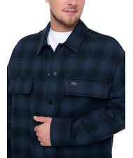CALVIN KLEIN CK JEANS Oversized-Langarmhemd mit Karomuster Schwarz / Tintenkaro - Herrenhemden - 3