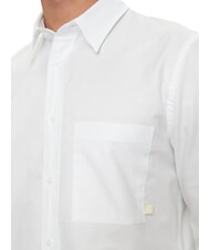 CALVIN KLEIN CK JEANS Slim Fit Langarmhemd aus Baumwolle strahlendes Wei&szlig; - Herrenhemden - 3