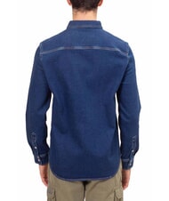 CALVIN KLEIN CK JEANS Lang&auml;rmliges Jeanshemd mit normaler Passform - Herrenhemden