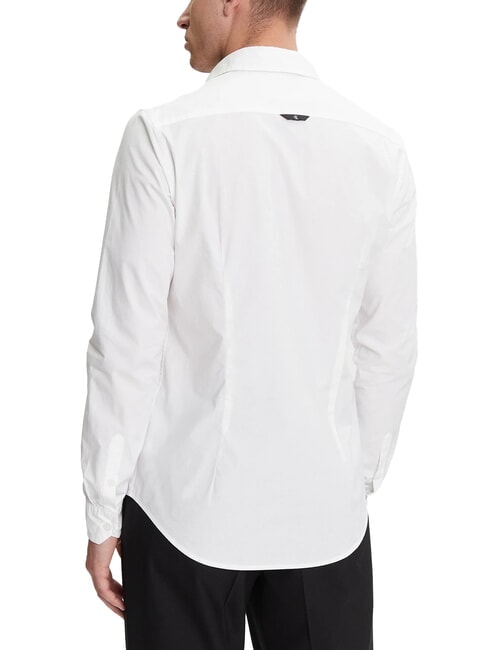 CK JEANS Slim Fit Stretch-Langarmhemd strahlendes Wei&szlig; - Herrenhemden
