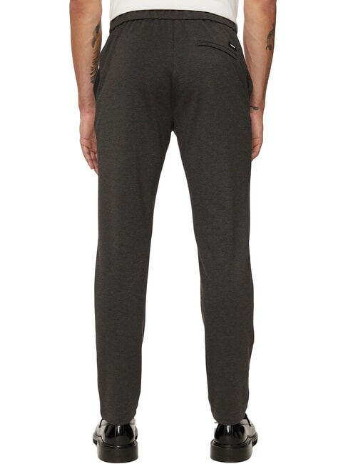 CK Slim-Fit-Hose mit elastischem Bund dunkelgrau meliert - Hosen Herren