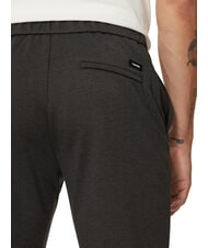 CALVIN KLEIN CK Slim-Fit-Hose mit elastischem Bund dunkelgrau meliert - Hosen Herren - 4