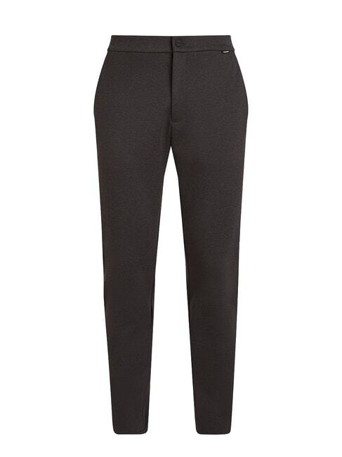CK Slim-Fit-Hose mit elastischem Bund dunkelgrau meliert - Hosen Herren