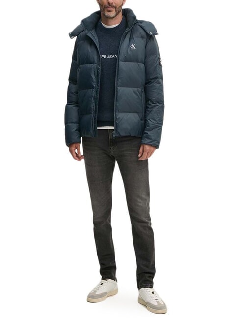 CK JEANS Slim-Fit-Skinny-Jeans schwarzer Denim - Herrenjeans