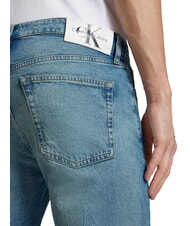 CALVIN KLEIN CK JEANS Slim Fit Jeans mit Rissen Denim - Herrenjeans - 3